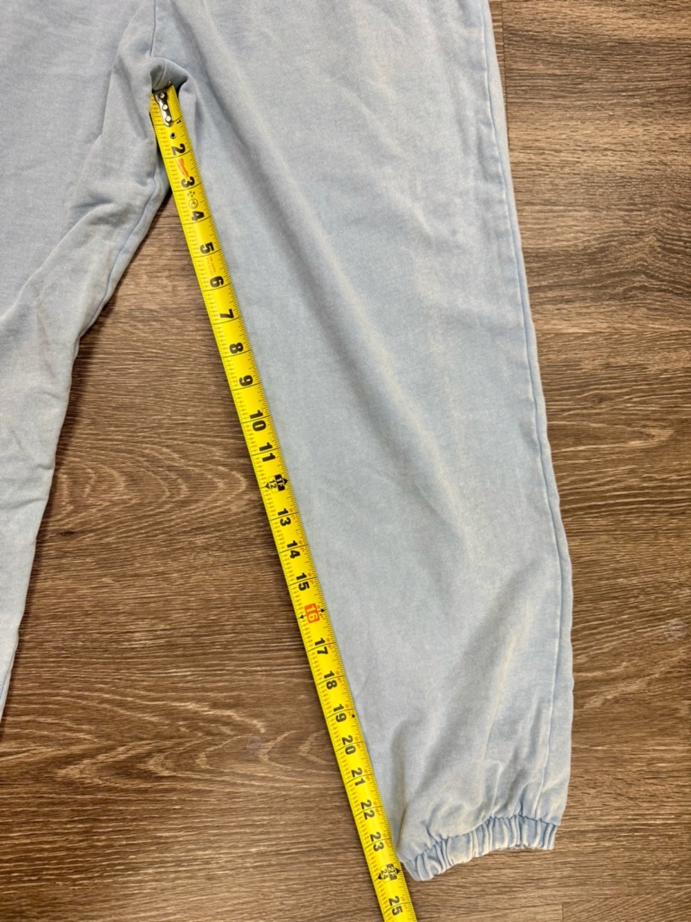 ZARA Strapless Blue Cotton Jumpsuit Tube Romper Jogger M - Picture 7 of 7